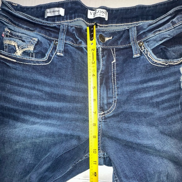 Vigoss Jeans Size 12 Boyfriend Denim Blue Jeans‎ Women’s - Picture 4 of 8